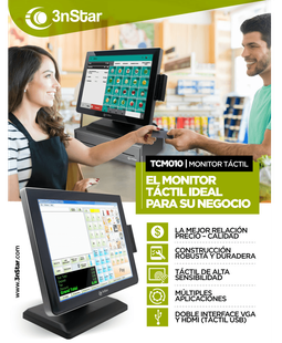 monitor tactil 3nstar, pantalla tactil 3nstar, 3nstar